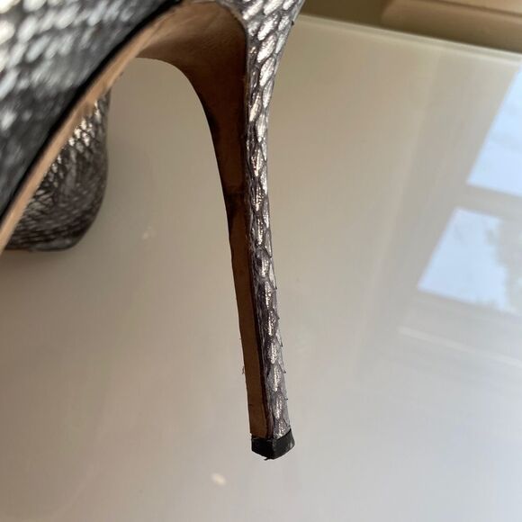 Sergio Rossi platform snakeskin heels Size 37 - Picture 5 of 8